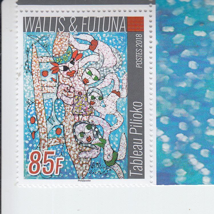 2018 Wallis & Futuna Art by Aloi Pilioko (Scott 794) MNH