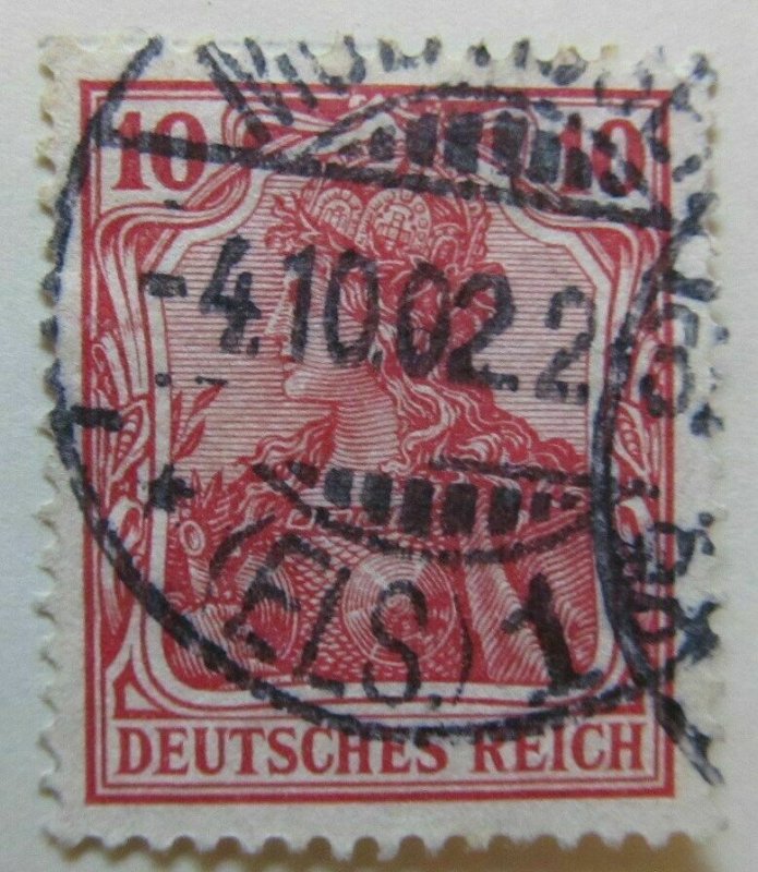 A6P43F24 Germany 1902 Unwmk 10pf used