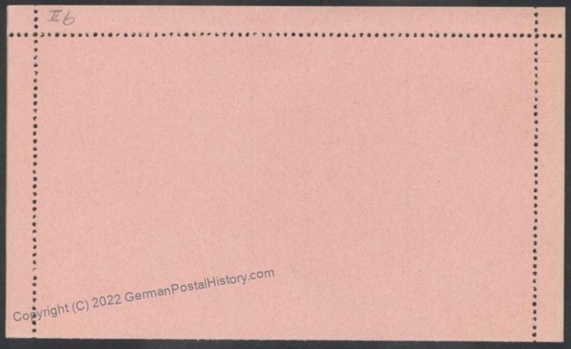 Austria Rohrpost RK9 Pneumatic Mail Postal Stationery Cardletter UNUSED 107868