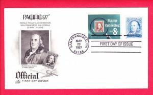 #3139 Franklin Combo W Stamp Collecting-Artcraft Cachet