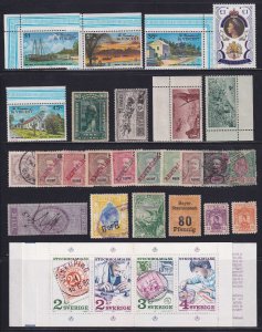 WORLDWIDE - INTERESTING GROUP OF MINT AND USED STAMPS - P712