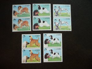 Stamps - Cuba - Scott# 3593-3597 - MNH Set of 5 stamps in Pairs