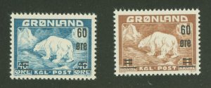 Greenland #39-40  Single (Complete Set)