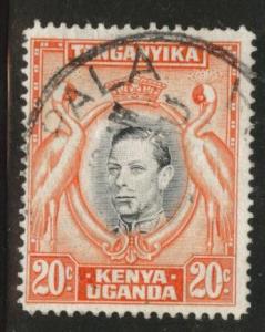 Kenya Uganda and Tanganyika KUT Scott 74d Used perf 14x14