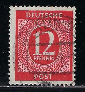 Germany AM Post Scott # 538, used