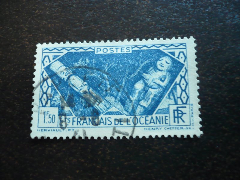 Stamps - French Polynesia - Scott# 107 - Used Single Stamp