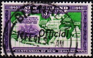 New Zealand. 1940 6d(Official) S.G.O148  Fine Used