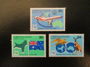 Christmas Island #142-44 Mint Never Hinged (N0S7) I Combine Shipping!   