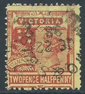 Victoria, Sc #172, 2-1/2d Used
