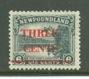 Newfoundland #160 Unused Single