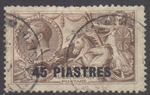 Levant (British) Scott 62 - SG48, 1921 George V 45pi Seahorse used