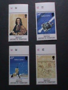 BRITISH ANTARCTIC TERRITORY -1986 SC#129-132 HALLEY'S COMET MINT VERY FINE