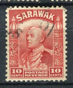 SARAWAK; 1934 early Brooke issue fine used 10c. value