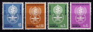 Indonesia 1962 Malaria Eradication, Set [Mint]