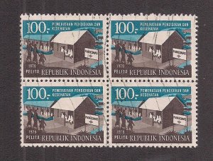 INDONESIA SC# 1050 B/4  FVF/U 1979