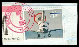 Scott 3261 $3.20 Priority Mail Used on piece VF