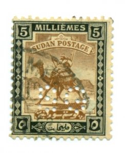 Sudan 1922 #OA33 U SCV(2022) = $1.75