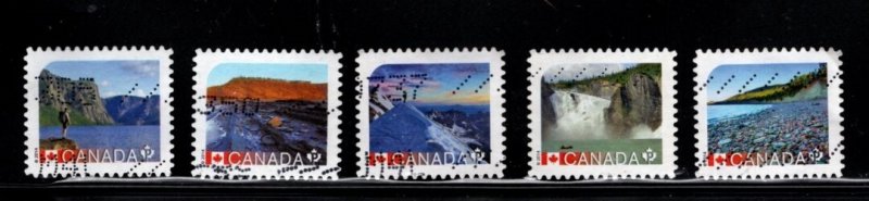 Canada - #2719 - 2723 2014 UNESCO set/5 - Used