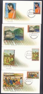 French Polynesia, Worldwide First Day Cover, Art