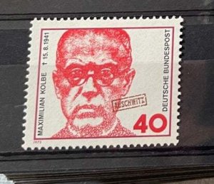 (4713) GERMANY 1973 : Mi# 771 KOLBE POLISH FRANCISCANER FATHER - MNH VF