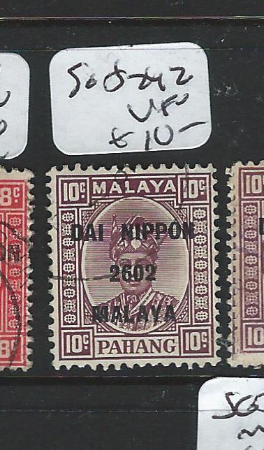 MALAYA JAPANESE OCCUPATION PAHANG (PP0803B) DN 10C SG S242  VFU