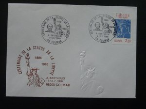 centenary of statue of Liberty commemorative cover France 1986