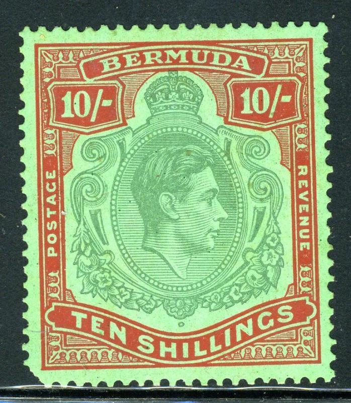 BERMUDA SCOTT#126a   MINT HINGED SCOTT VALUE $140.00