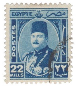 EGYPT. SCOTT # 251. YEAR 1945. USED. # 3