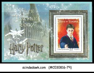 FRANCE - 2007 FESTIVAL STAMP / HARRY POTTER - MIN. SHEET MNH