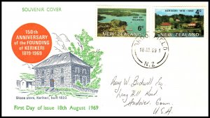 New Zealand 427-428 Pen FDC