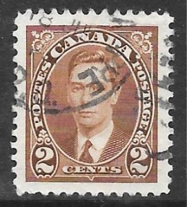 Canada 232: 2c George VI, used, F-VF