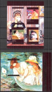 Togo 2014 Art Paintings Mary Cassatt Sheet + S/S MNH