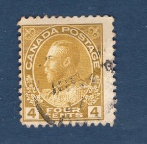 Canada  #110  used  1922  George V  4c