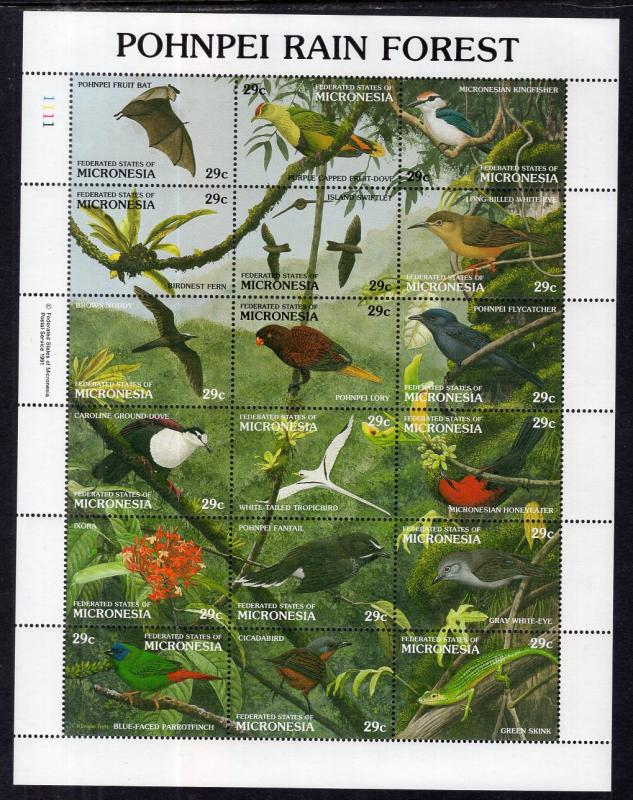 Micronesia 149 Rain Forest MNH VF