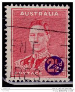 Australia 1941, Surcharged 2 1/2p on 2p, Scott# 188, used