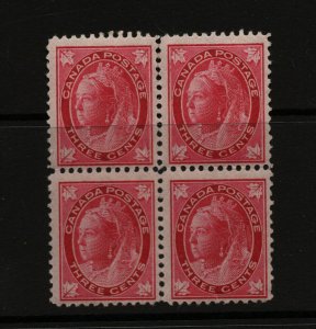 Canada #69 Mint Fine Never Hinged Block 