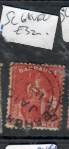 BARBADOS  BRITANNIA     SG 68    VFU    P0309H