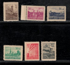 ESTONIA SC# NB1-6 FVF/MNH