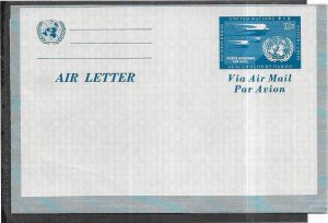 UN  #Uc1 10c Air Letter  (MNH) CV$17.50