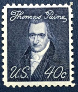 USA 1968 Prominent Americans Thomas Paine 40c MNH SC#1292 U4678