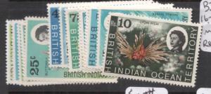 British Indian Ocean Territory SG 16-30, 15 Values MNH (8dhy)