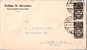 Ecuador 10c Coat of Arms Revenue Stamp Overprinted Correos Emision Junio 1933...