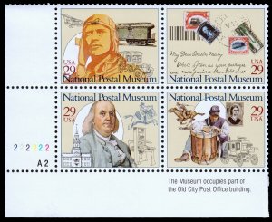 United States Scott 2782a LL Plate Block of 4 (1993) Mint NH VF W