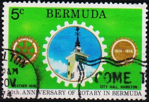 Bermuda. 1974 5c S.G.320 Fine Used