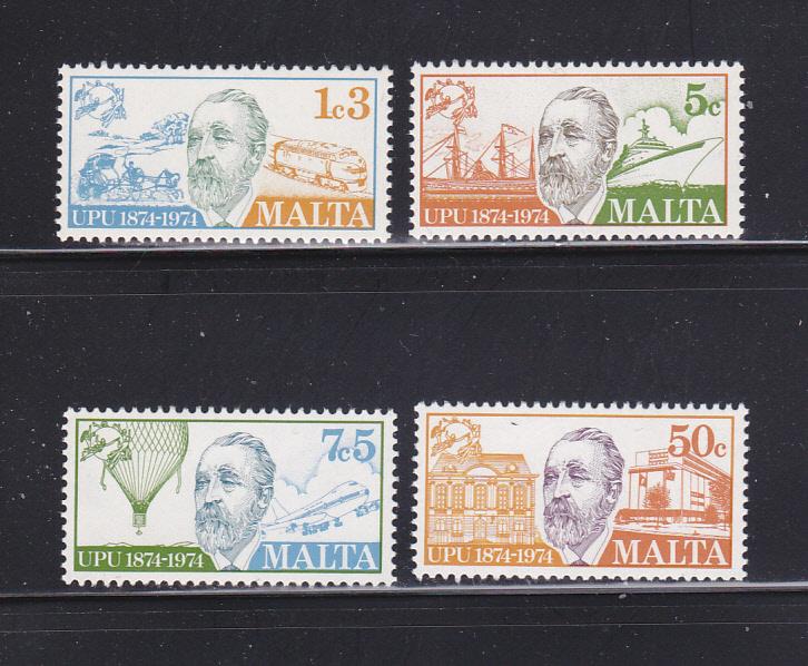 Malta 484-487 Set MNH UPU (B)