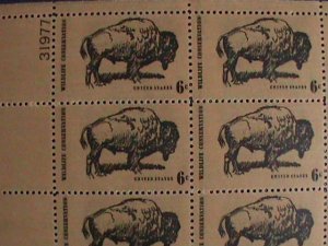 ​UNITED STATES-1970 SC#1392-WILDLIFE CONSERVATION-AMERICAN BUFFALO -MNH SHEET