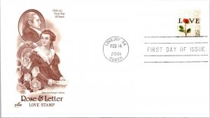 FDC 2001 SC #3497 Brown Artcraft Cachet - Lovejoy, GA - Single - J2779