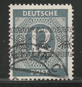 Germany American British Occupation Zone Overprint 12pf Used A27P9F22449