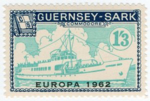 (I.B-JA) Guernsey Cinderella : Isle of Sark 1/3d (Commodore Shipping)