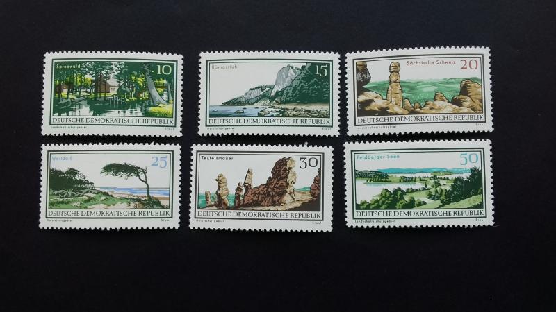 German DDR 1966 Nature Protection Complete Set Mint